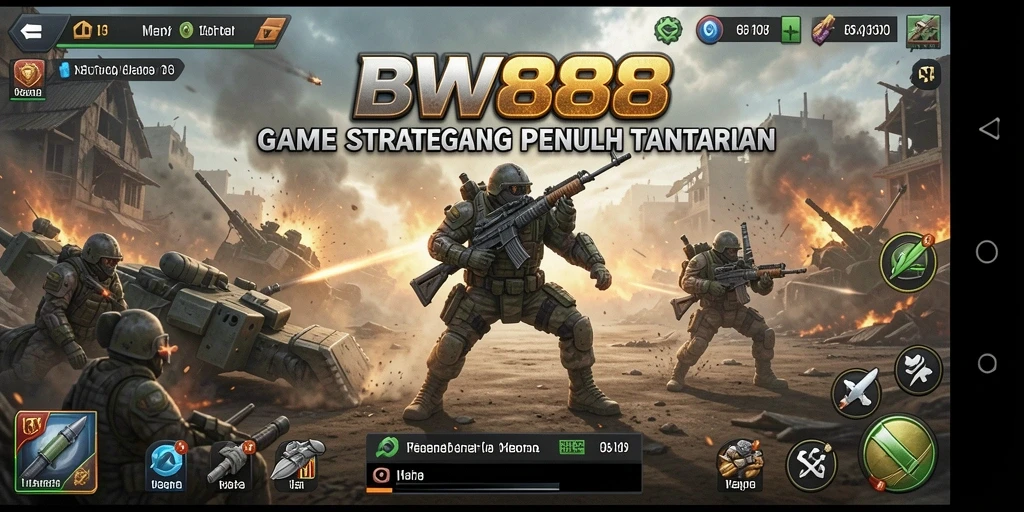 Menampilkan gameplay menegangkan dari BW888 dengan strategi yang mendalam.