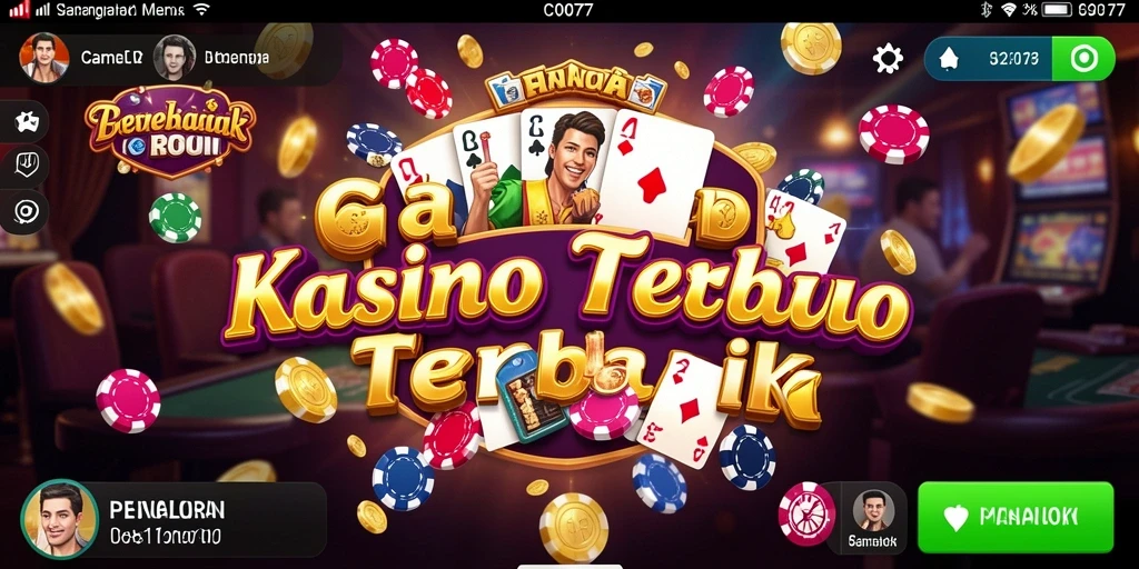 Tampilan gameplay C0077 dengan suasana Kasino yang menarik.