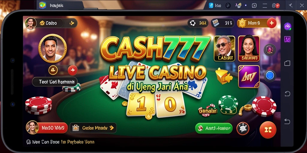 Gameplay Live Casino yang mendebarkan dengan dealer profesional.