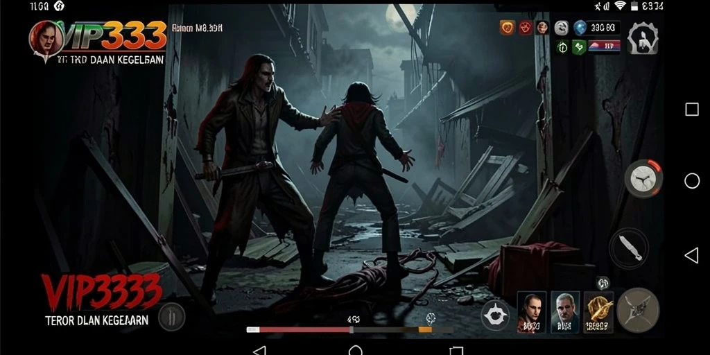 Tampilan gameplay <strong>VIP333</strong> yang menyeramkan dan penuh ketegangan.